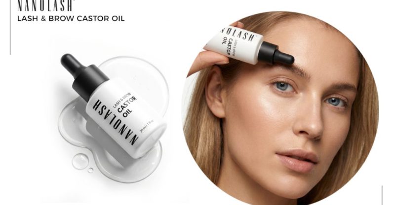nanolash Óleo de rícino para pestanas e sobrancelhas